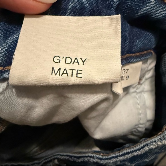 ROLLA'S Blue Jean Shorts Classic Cut-Off Style - Picture 6 of 6